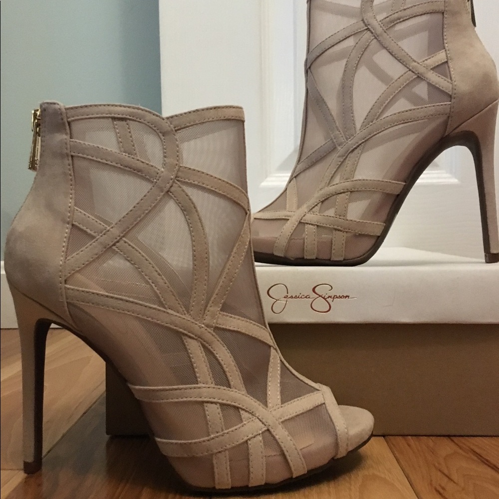 Jessica Simpson Open Toe Bootie
